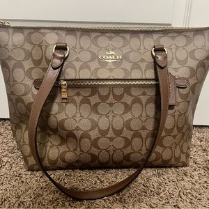 Never used Brown Coach Gallery Tote